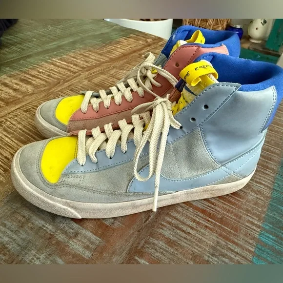 Nike Blazer Mid '77 Dance Royal Yellow Red - Picture 2 of 6